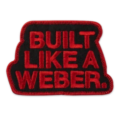 Toppa Con Scritta "Built Like A Weber" In Limited Edition
